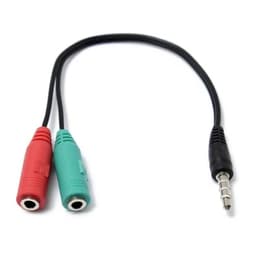 Cable Chia Audio 3.5 Ra 1 cổng Mic và ra 1 cổng Loa