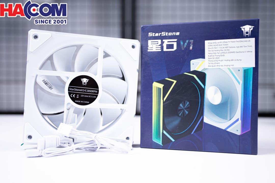 Fan JUNGLE LEOPARD StarStone V1 White 5