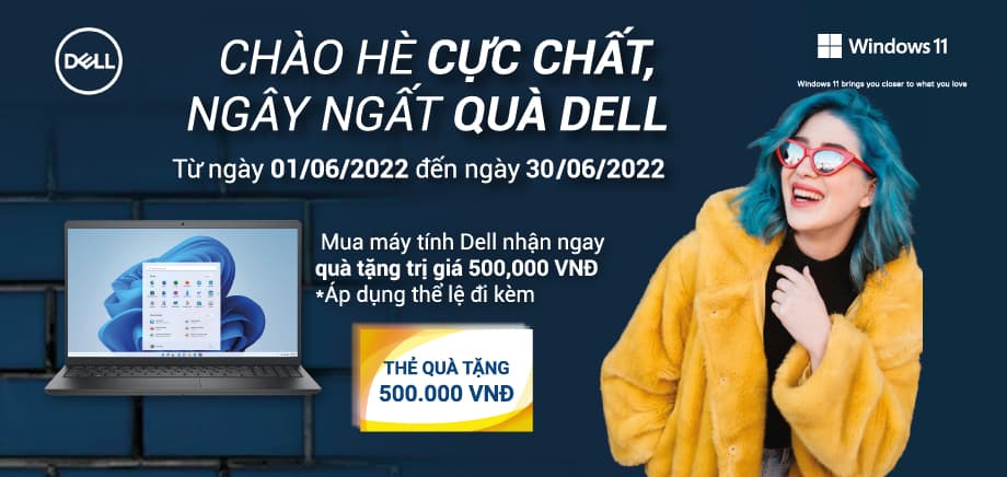 Chương trình khuyến mại Chào hè cực chất - Ngây ngất quà DELL