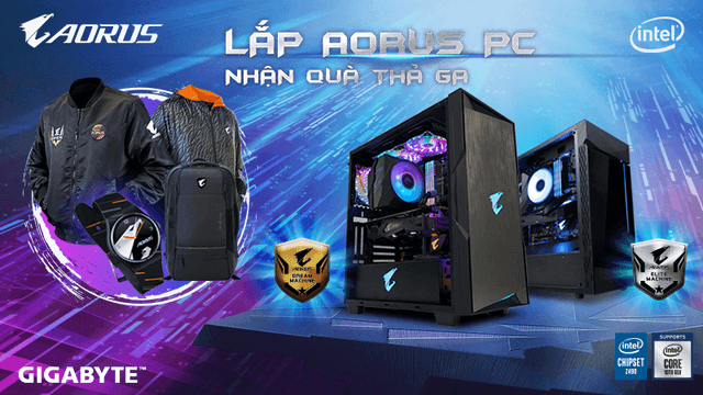 Chương trình Khuyến mãi “Lắp AORUS PC - Nhận quà thả ga”