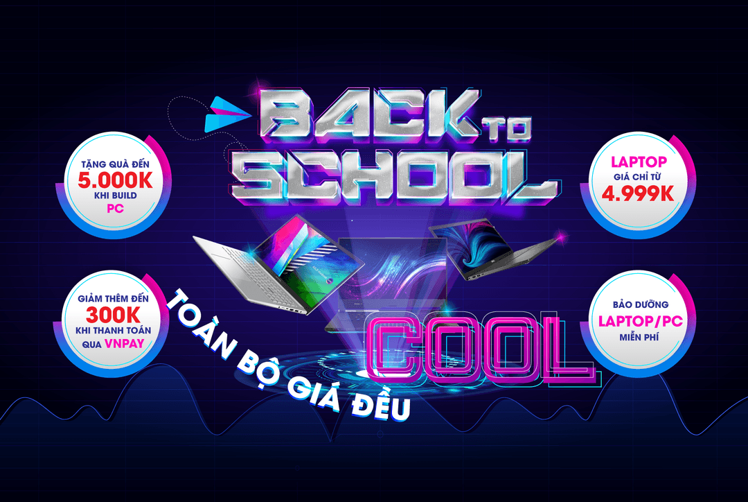 BACK TO SCHOOL CÙNG HACOM - RINH SẢN PHẨM “SALE” KHỦNG.