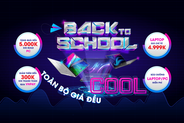 BACK TO SCHOOL CÙNG HACOM - RINH SẢN PHẨM “SALE” KHỦNG.