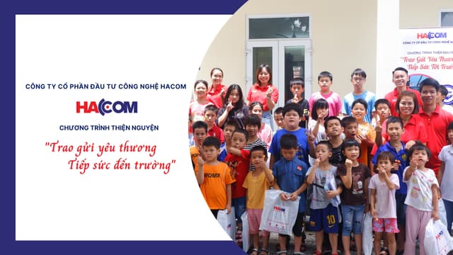 TRAO GỬI YÊU THƯƠNG - TIẾP SỨC TỚI TRƯỜNG