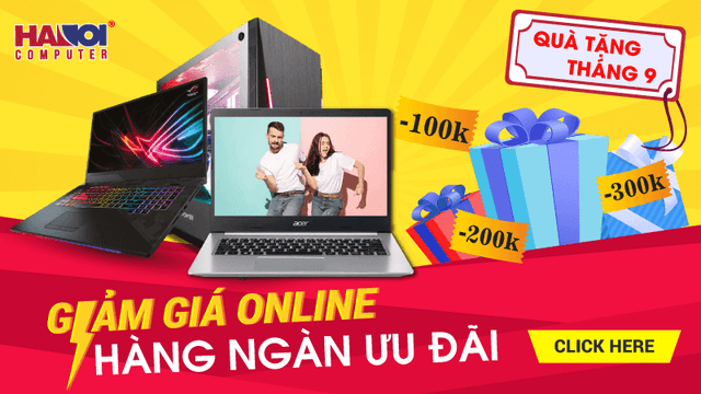 Quà tặng Tháng 09 - Giảm Giá Online, Hàng Ngàn Ưu Đãi