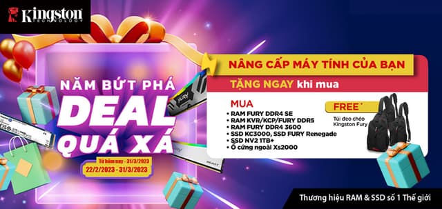 KINGSTON - NĂM BỨT PHÁ,DEAL QUÁ XÁ