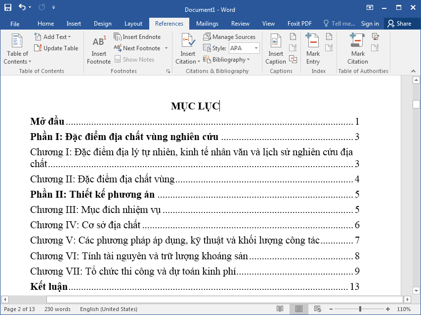 Hướng dẫn tạo mục lục trong Word giúp văn bản trông chuyên nghiệp hơn
