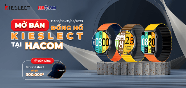 Mở bán đồng hồ thông minh Kieslect nhận ngay ưu đãi