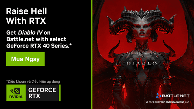 Nhận Diablo® IV khi mua GeForce RTX 40 Series