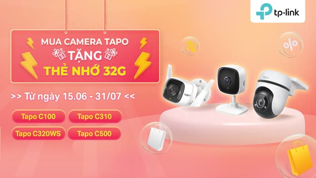 MUA CAMERA TAPO TẶNG KÈM THẺ NHỚ 32GB