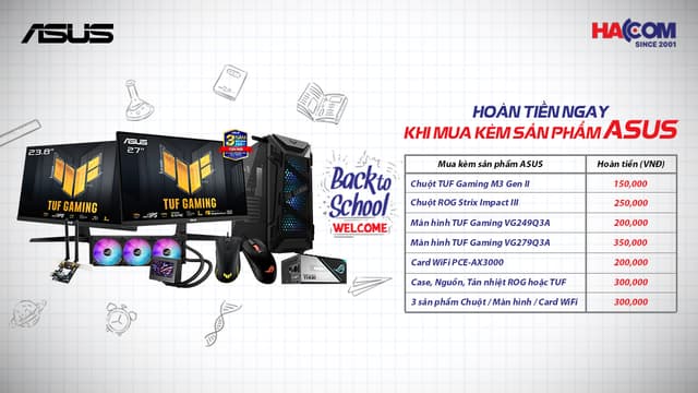 BACK TO SCHOOL CÙNG ASUS 