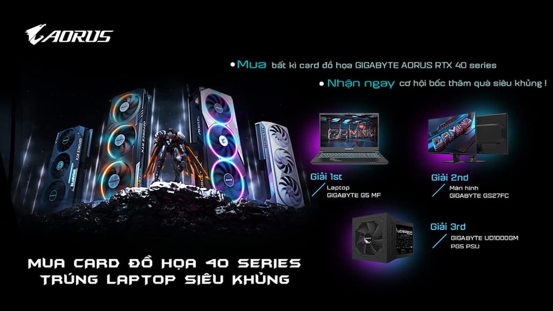 MUA CARD ĐỒ HỌA 40 SERIES - TRÚNG LAPTOP SIÊU KHỦNG