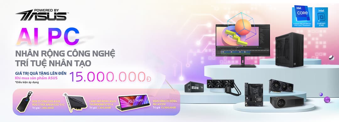  AI PC – NHÂN RỘNG CÔNG NGHỆ TRÍ TUỆ NHÂN TẠO