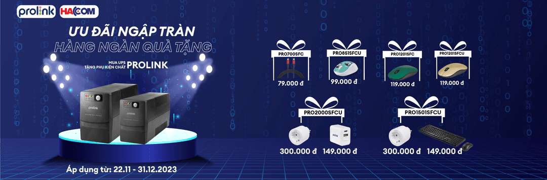 PROLINK ƯU ĐÃI NGẬP TRÀN - HÀNG NGÀN QUÀ TẶNG 