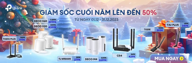 GIẢM SỐC CUỐI NĂM LÊN TỚI 50%