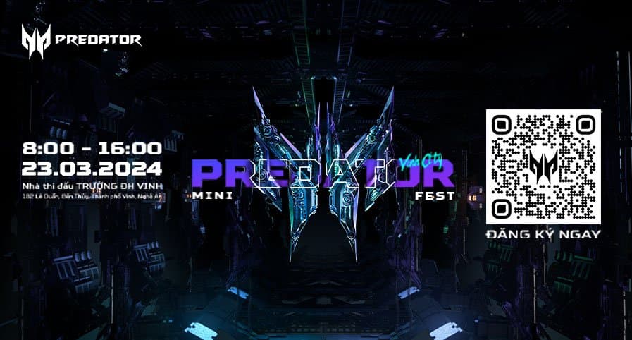 TOP 5 LÍ DO BẠN KHÔNG NÊN BỎ LỠ MINI PREDATOR FEST TP. VINH CUỐI TUẦN NÀY?!