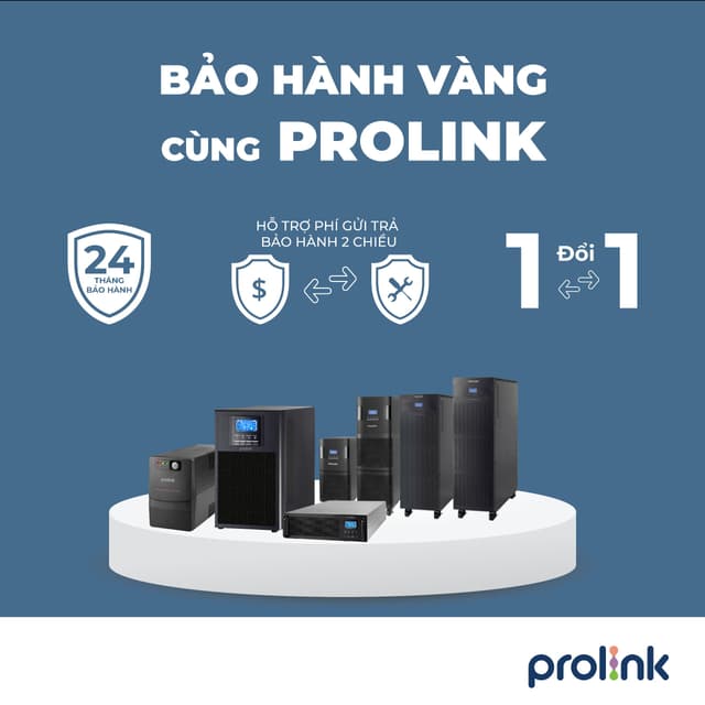 BẢO HÀNH VÀNG CÙNG PROLINK