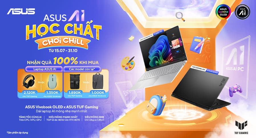 [Back To School x ASUS] ASUS AI - Học Chất Chơi Chill!