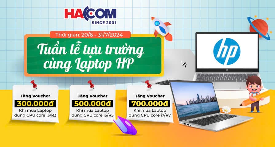Tuần lễ tựu trường cùng Laptop HP