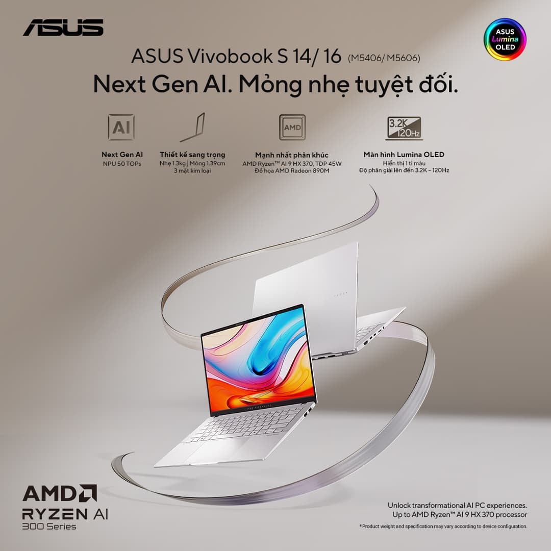 ASUS Vivobook S14 - Laptop mỏng nhẹ nhưng chơi được game?