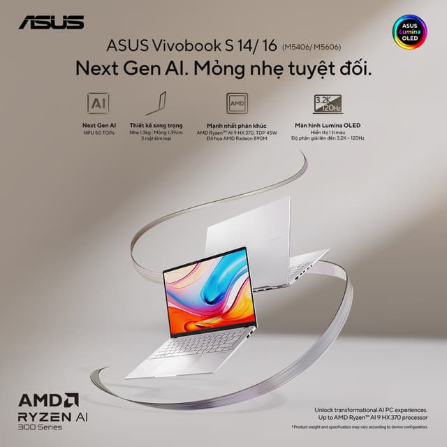 ASUS Vivobook S14 - Laptop mỏng nhẹ nhưng chơi được game?