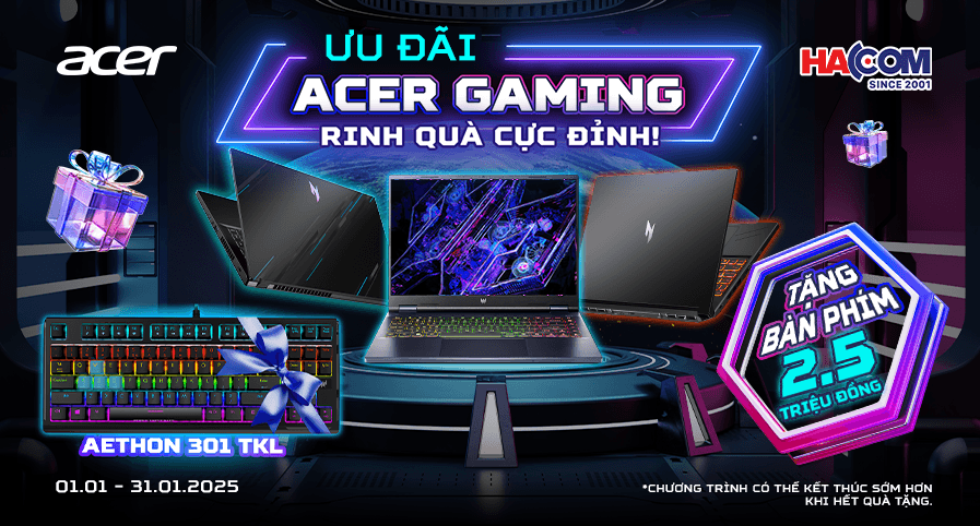ACER GAMING RING QUÀ CỰC ĐỈNH