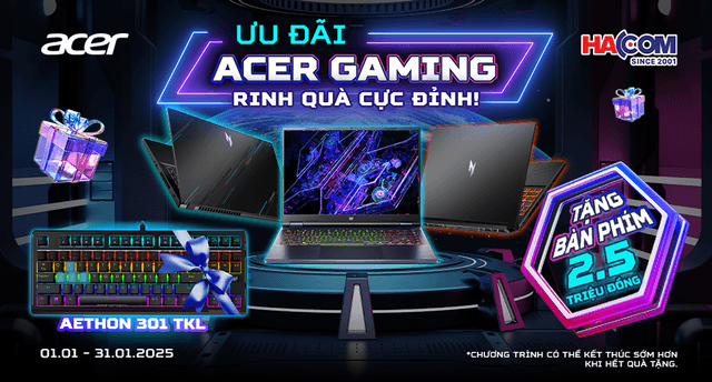 ACER GAMING RING QUÀ CỰC ĐỈNH