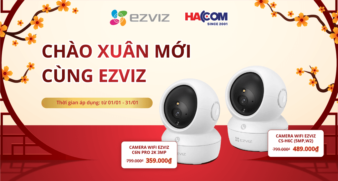 CHÀO XUÂN MỚI CÙNG EZVIZ