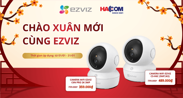CHÀO XUÂN MỚI CÙNG EZVIZ