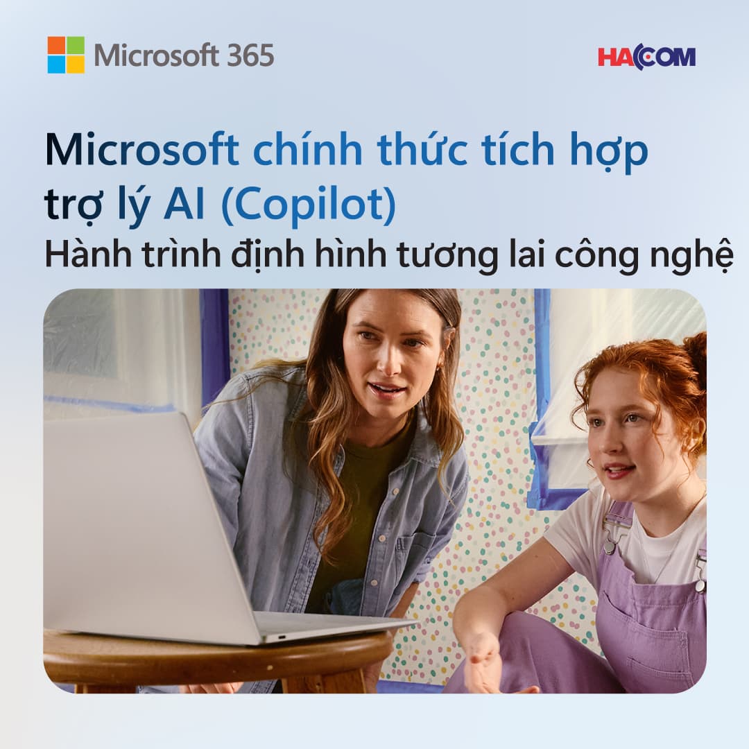 Microsoft Chính Thức Tích Hợp Trợ Lý AI (Copilot) – Hành Trình Định Hình Tương Lai Công Nghệ