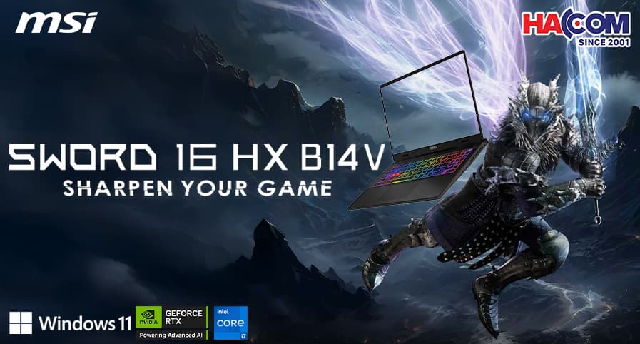 MSI SWORD 16 HX B14VFKG-045VN LAPTOP GAMING MẠNH MẼ LIỆU CÓ ĐÁNG ĐỂ ĐẦU TƯ?
