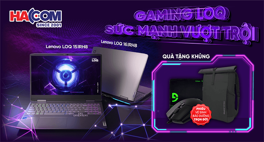 Gaming LOQ – Sức Mạnh Vượt Trội Quà Tặng Siêu Truất
