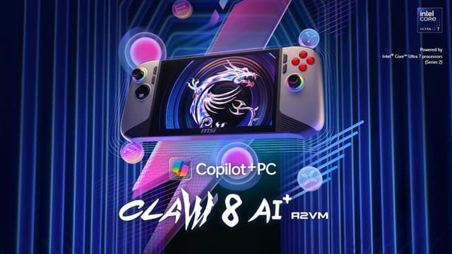 MSI Claw 8 AI+ - Mẫu máy chơi game cầm tay mạnh mẽ hàng đầu!