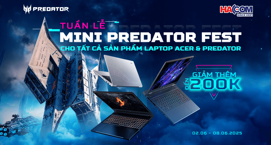 TUẦN LỄ PREDATOR THÁNG 6 TẠI HACOM