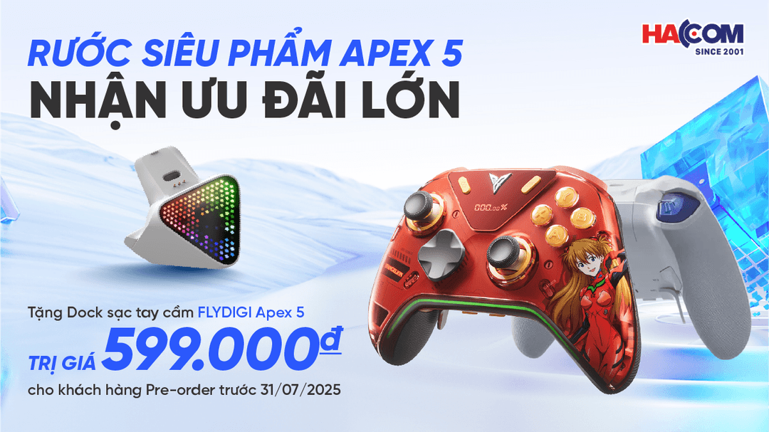 Rước siêu phẩm Flydigi Apex 5, nhận ngay ưu đãi lớn!