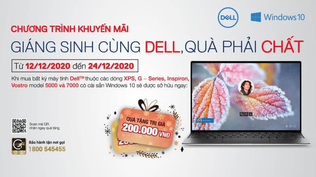 Chương trình Khuyến mãi “Giáng Sinh cùng Dell, quà phải chất”