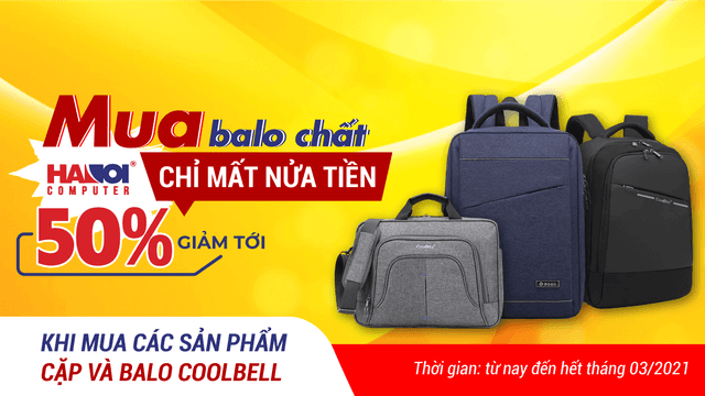 Chương trình Khuyến mãi “Mua Balo Chất, Chỉ Mất Nửa Tiền”