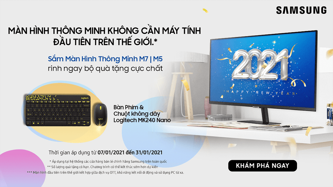 Chương trình Khuyến mãi “Sắm Màn hình Thông minh M5/M7 - Rinh ngay bộ quà tặng cực chất”