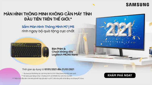 Chương trình Khuyến mãi “Sắm Màn hình Thông minh M5/M7 - Rinh ngay bộ quà tặng cực chất”