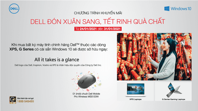 Chương trình Khuyến mãi “Dell đón xuân sang, Tết rinh quà chất”