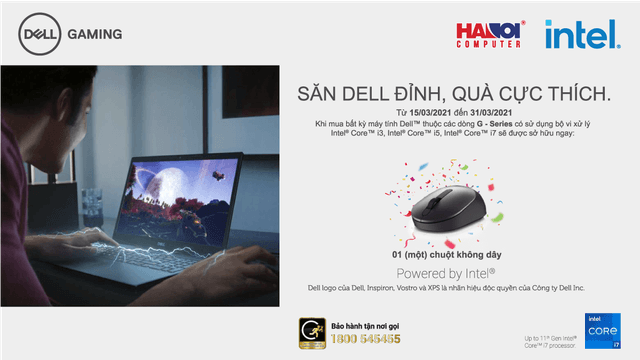 Chương trình Khuyến mãi “Săn Dell Xịn, Nhận Quà Đỉnh”