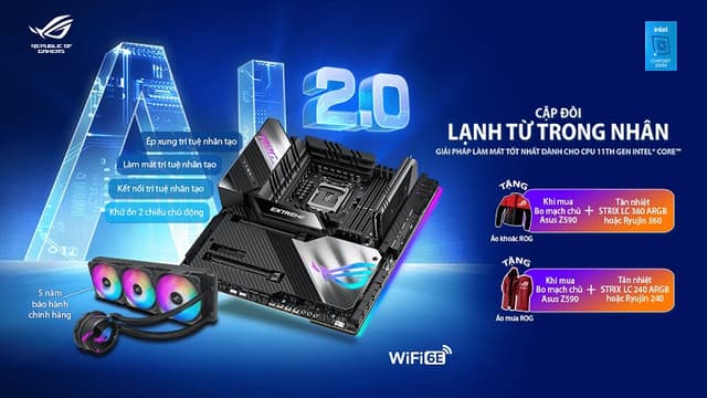 Giải pháp làm mát tốt nhất dành cho CPU Gen 11th cùng cặp đôi lạnh từ trong nhân