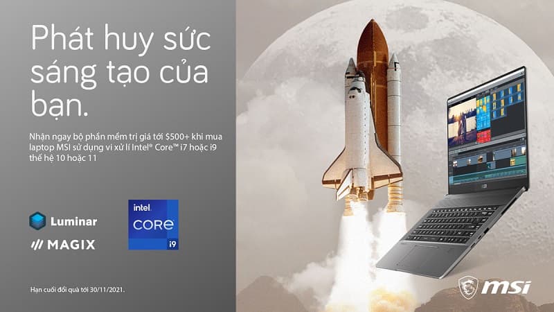 Phát huy sức sáng tạo của bạn cùng MSI