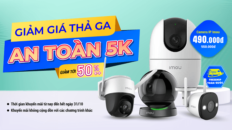 Chương trình khuyến mại "Giảm Giá Thả Ga - An Toàn 5K"