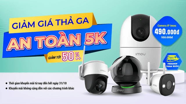 Chương trình khuyến mại "Giảm Giá Thả Ga - An Toàn 5K"