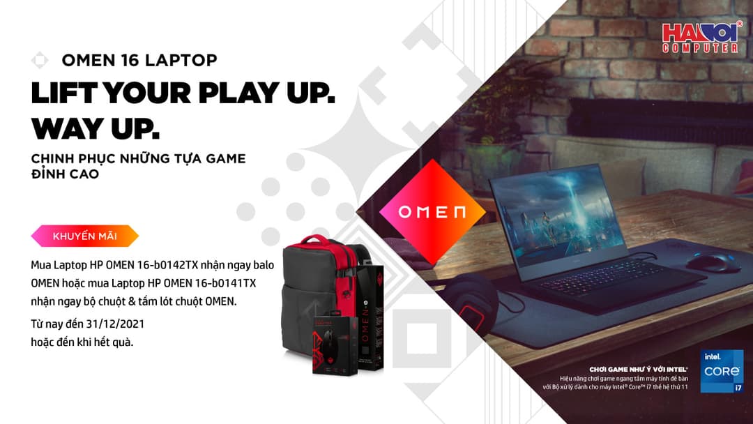 Chương trình khuyến mại mua OMEN 16 Laptop nhận quà siêu HOT