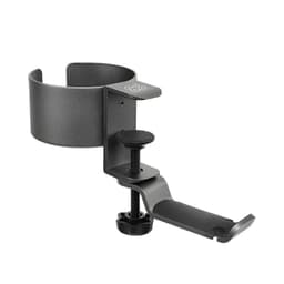 Giá đỡ cốc kẹp bàn HyperWork CH01 Xám Đen