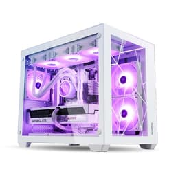 Vỏ Case Segotep LUMI II WHITE TYPE-C (MATX/Mid Tower/Màu Trắng)