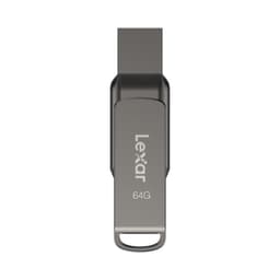 USB LEXAR 64GB JumpDrive D400 OTG USB 3.1 Type C Titanium (USB 3.1_LJDD400064G-BNQNG)