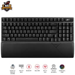 Bàn phím Gaming Asus ROG Strix Scope II 96 WL NX SM _ 90MP037B-BKUA00