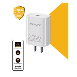 Củ sạc PISEN QUICK- Mr White USB-C 20W 